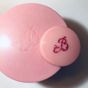 VINTAGE RICHARD HUDNUT DU BARRY FOOTED POWDER BOX & LOTION JAR